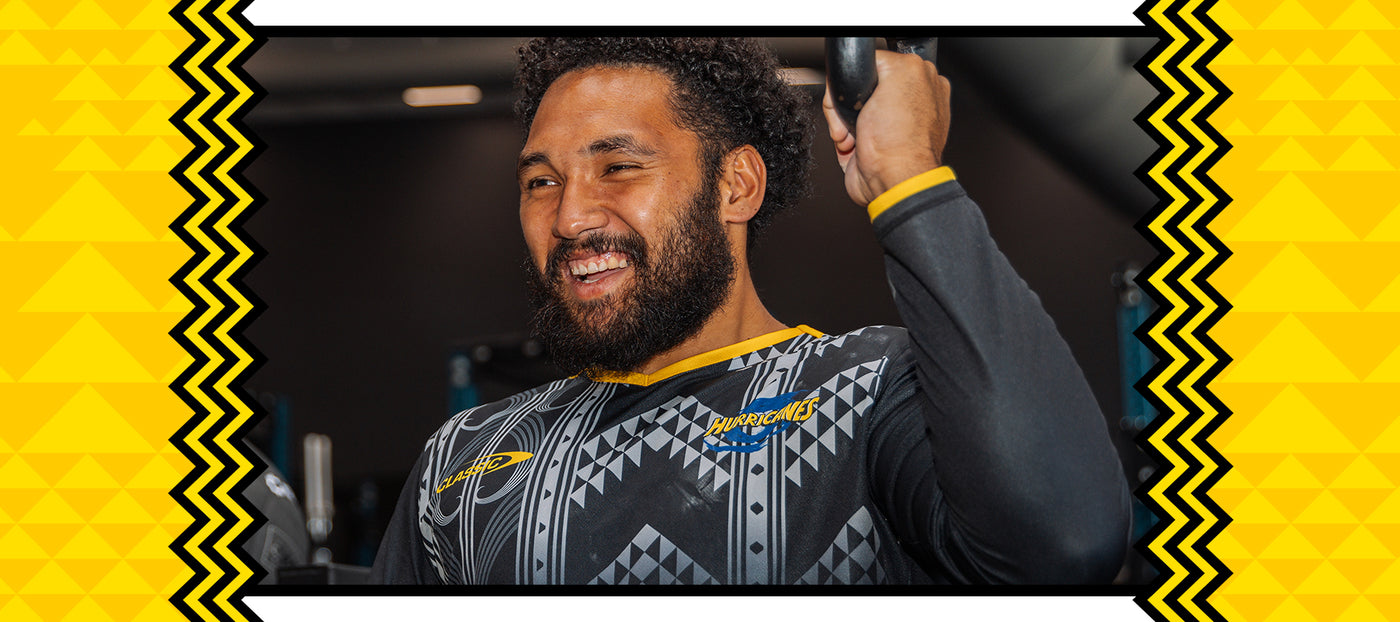 Take your training to the next level in Hurricanes replica training gear.