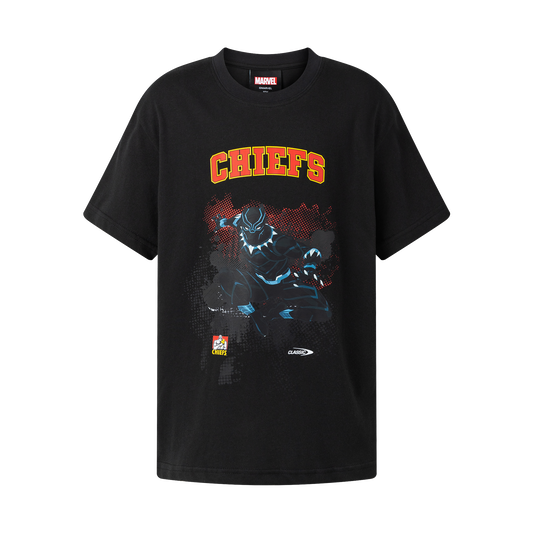 Chiefs Youth Black Panther Cotton Tee