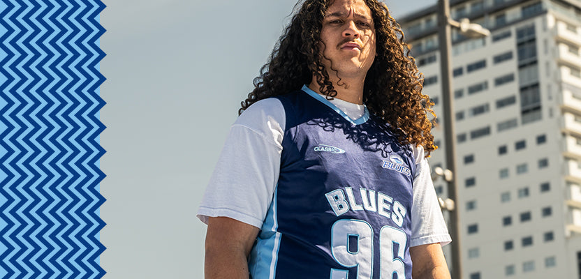 Elevate your street wear style with the new Blues supporter wear collection