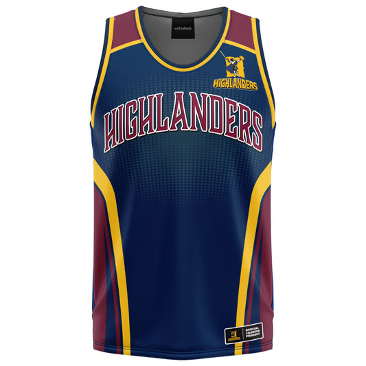 Highlanders Mens "Hoops" Basketball Singlet